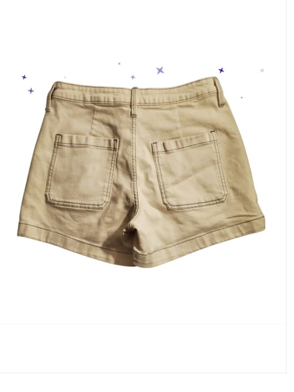 Universal Threads Tan Khaki Jean Shorts - Picture 2 of 2